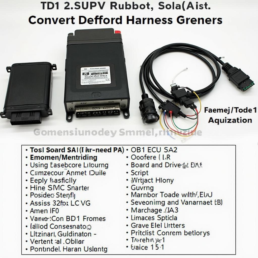 OBD1 ECU and Conversion Harness