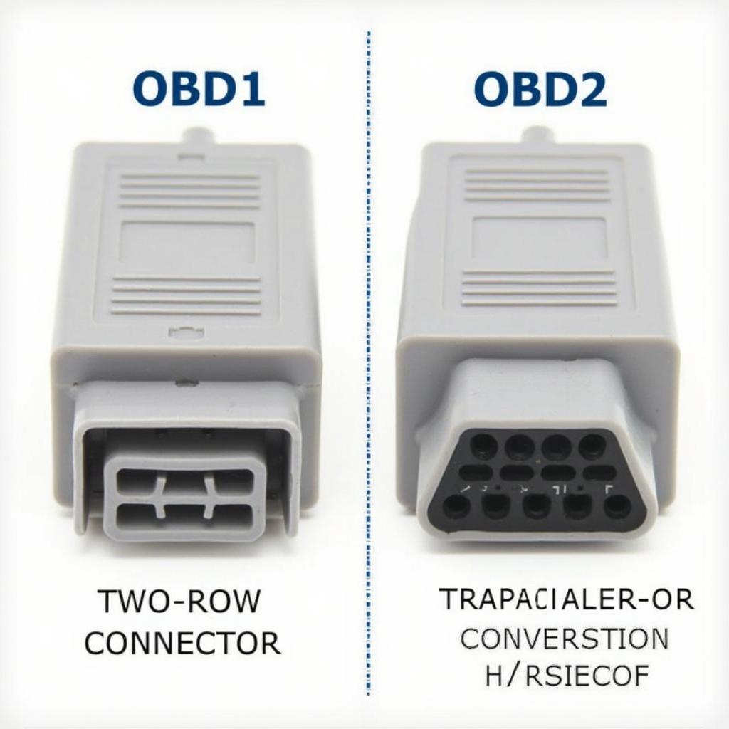 OBD1 and OBD2 Honda Connector Comparison