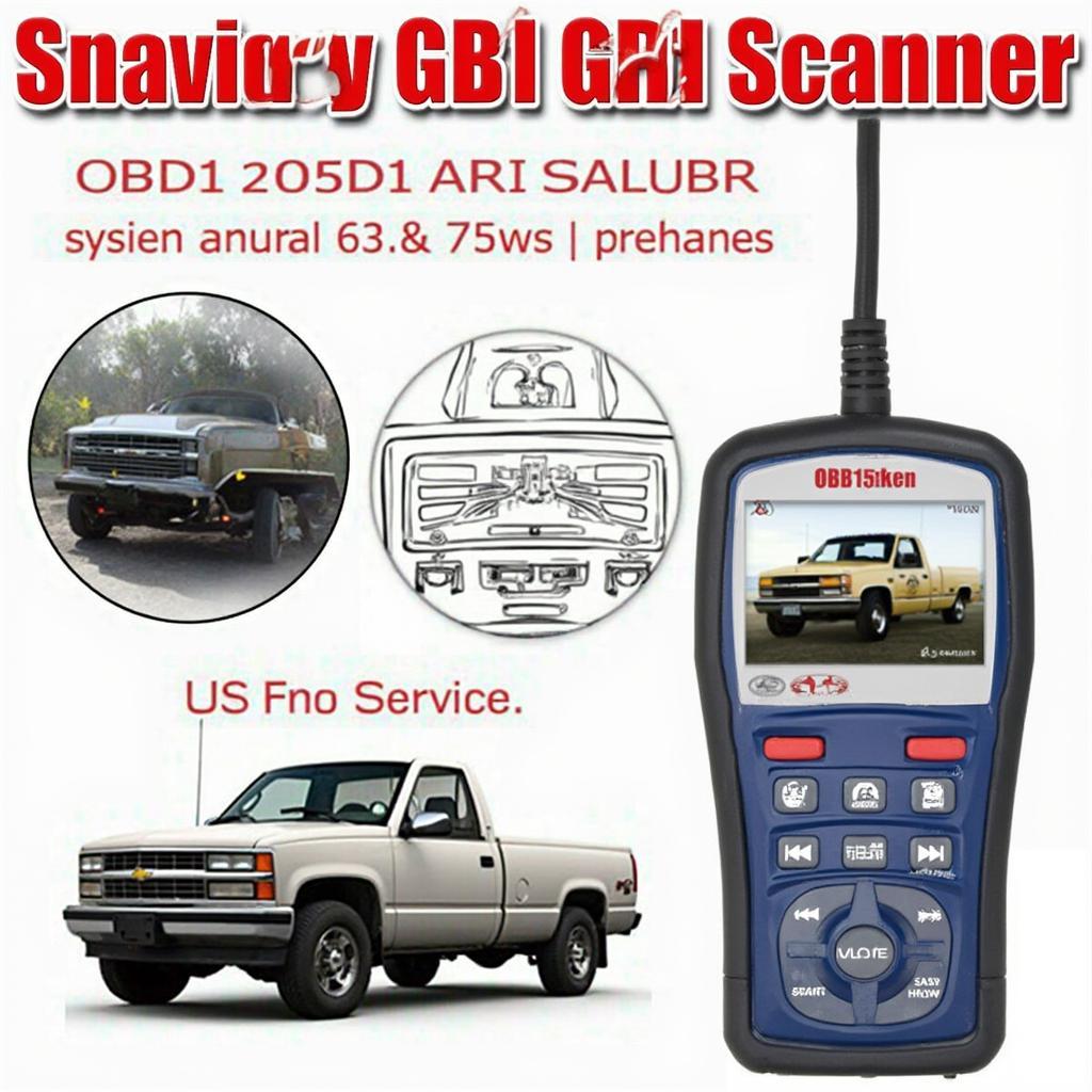 OBD1 Scanner Compatible with a 1989 Chevy 1500