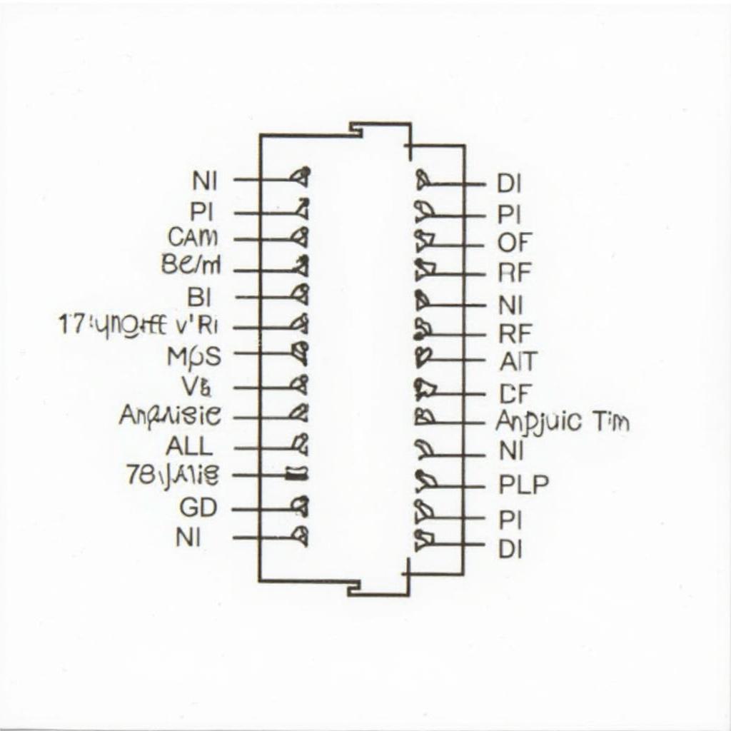 OBD1 to OBD2 Adapter Pinout Diagram