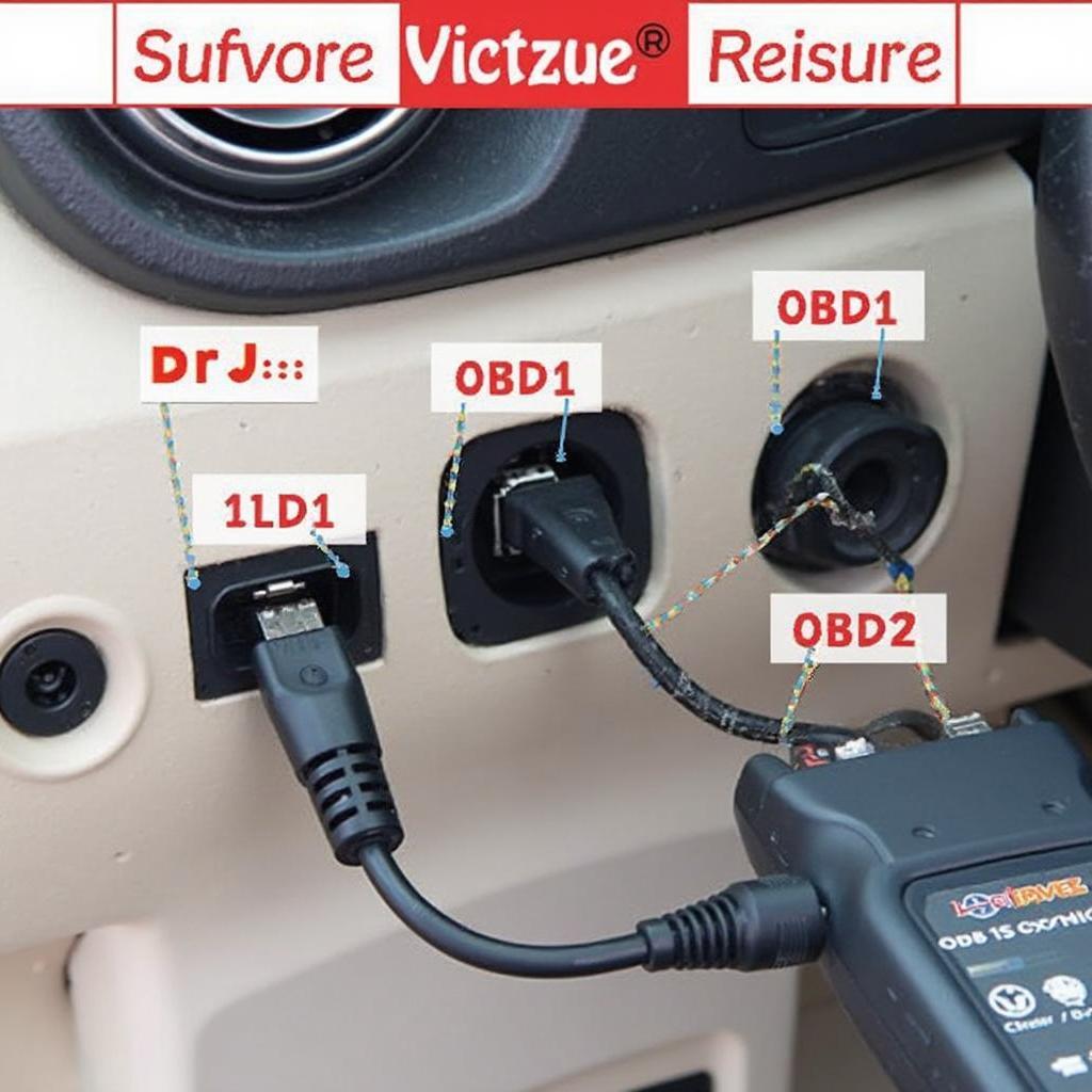 Connecting an OBD1 to OBD2 Distributor Jumper Harness