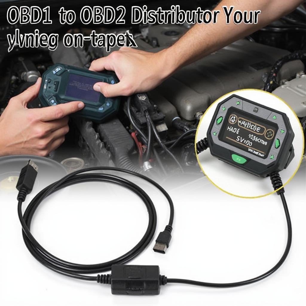 Using an OBD1 to OBD2 Distributor Jumper Harness with a Scanner