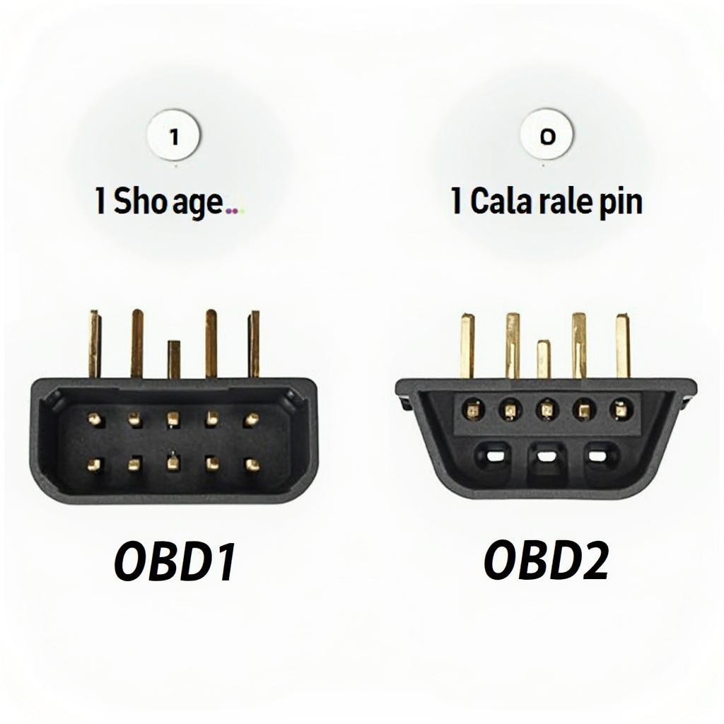 OBD1 vs OBD2 Connector Comparison