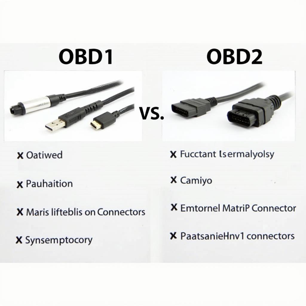 OBD1 vs OBD2 Connectors: A Visual Comparison