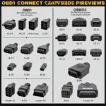 OBD1 vs. OBD2 Connectors