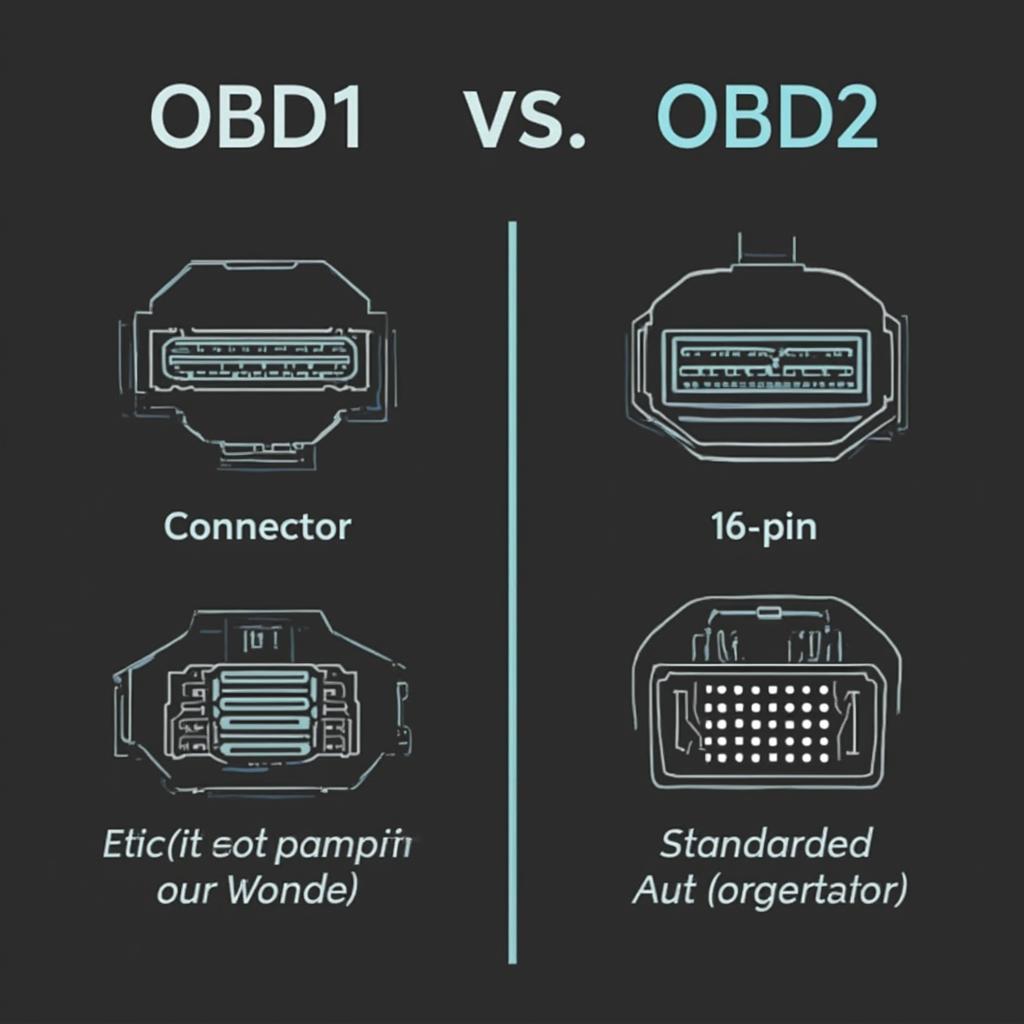 OBD1 vs OBD2 Connectors