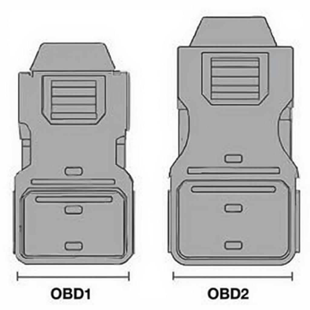 Comparing OBD1 and OBD2 Diagnostic Connectors