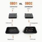 OBD1 vs OBD2 Diagnostic Connectors Comparison