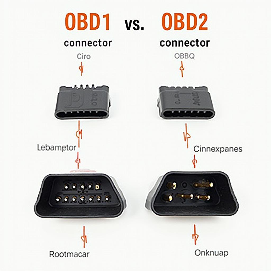 OBD1 vs OBD2 Diagnostic Connectors Comparison