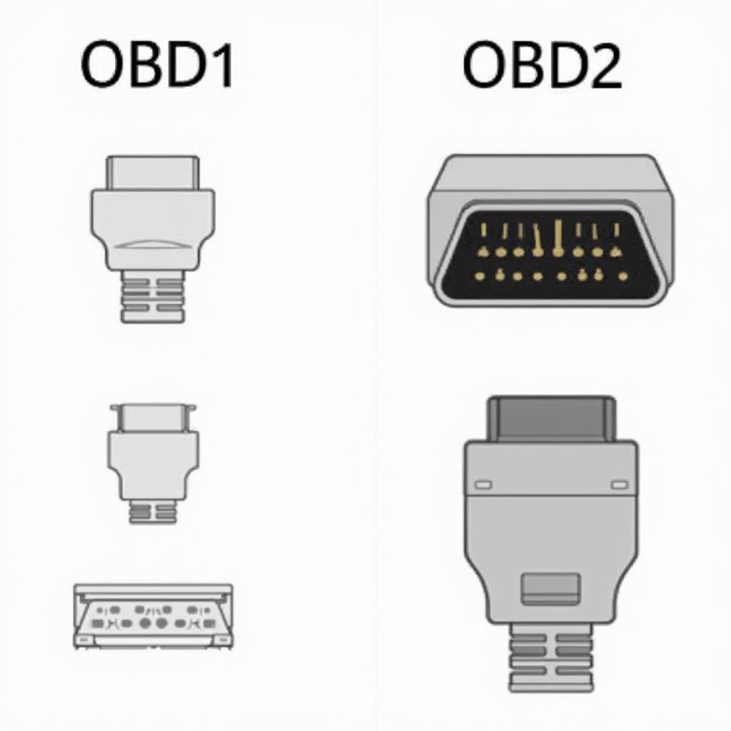 OBD1 vs OBD2 Connectors: A Visual Comparison