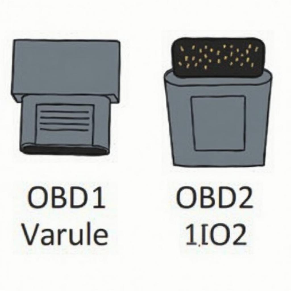 Comparison of OBD1 and OBD2 Connectors