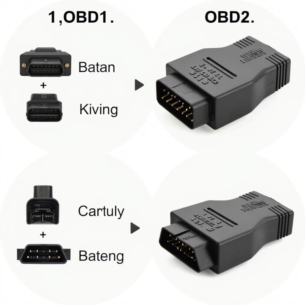 OBD1 vs OBD2 Connectors