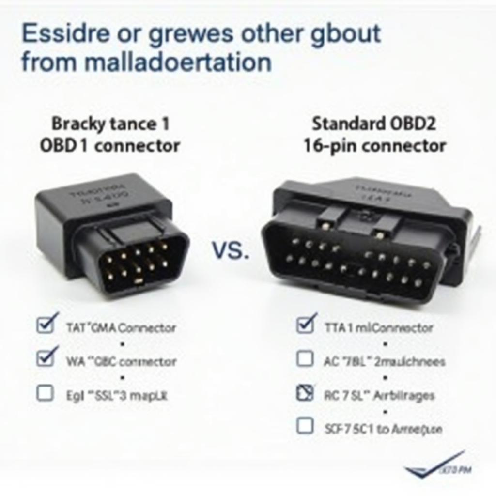 OBD1 vs. OBD2 Connectors: A Visual Comparison