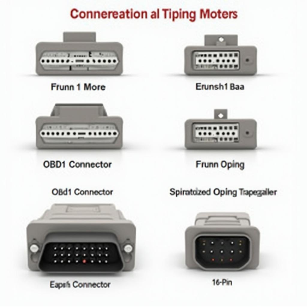 OBD1 and OBD2 Connectors Comparison