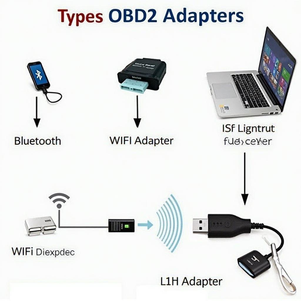 Types of OBD2 Adapters - Bluetooth, WiFi, and USB