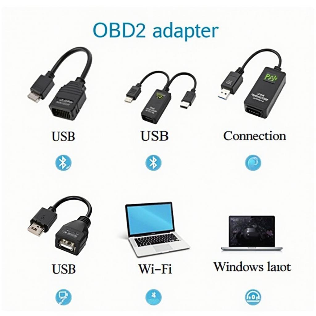 Different Types of OBD2 Adapters for Windows Laptops