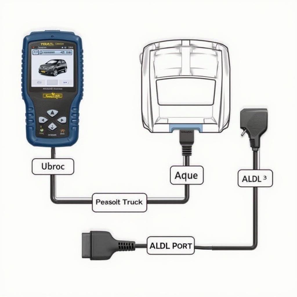 OBD2 to ALDL Adapter Connection Diagram