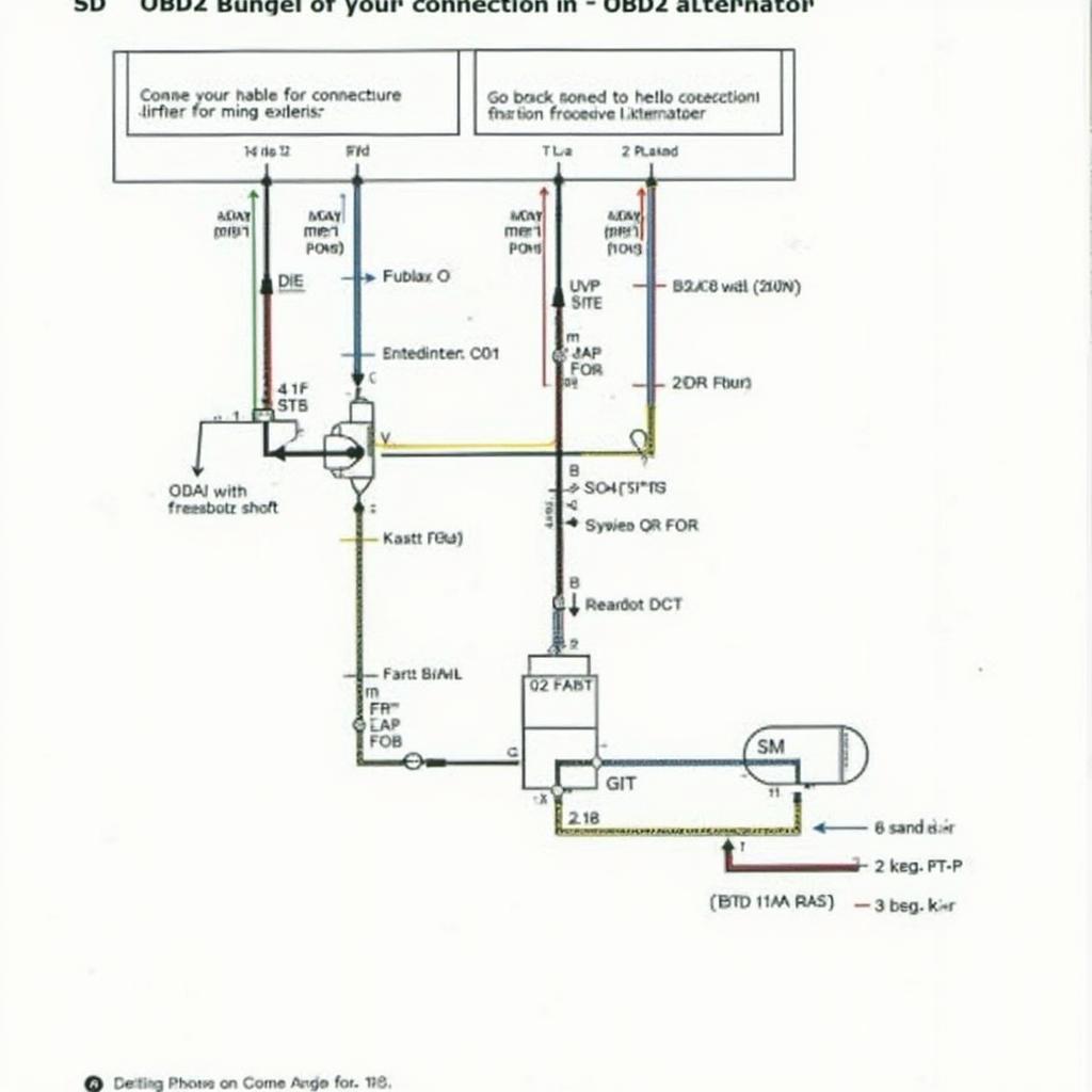 Wiring Diagram for an OBD2 Alternator Conversion