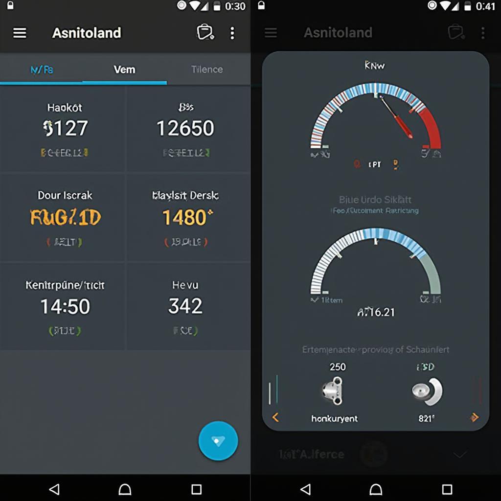 OBD2 App Dashboard