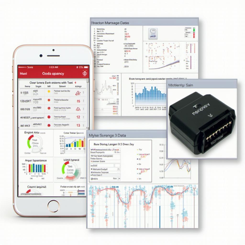 OBD2 App Displaying Car Diagnostics