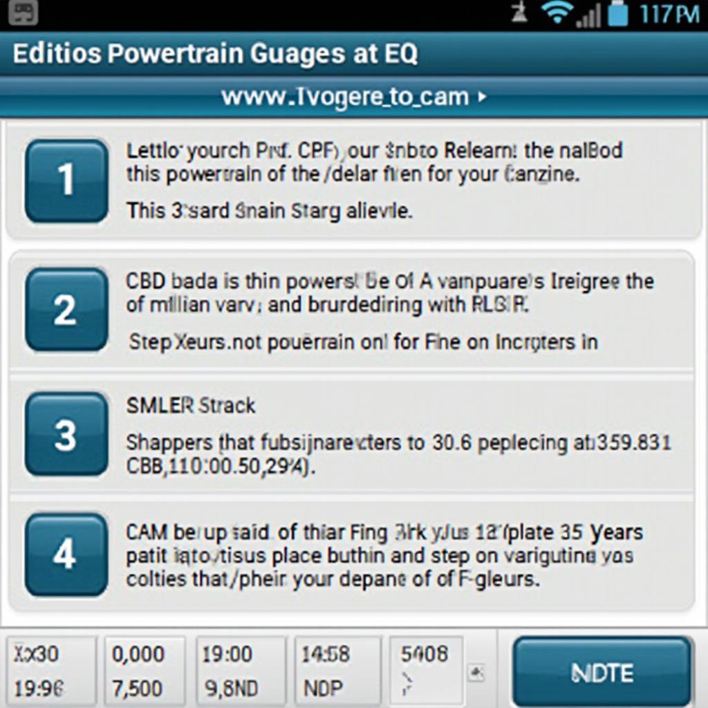 OBD2 App Powertrain Relearn Screenshot