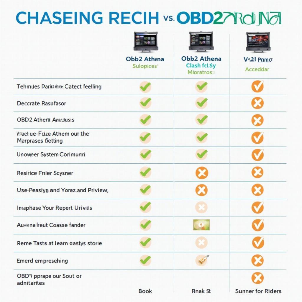 Comparison between OBD2 Athena and traditional OBD2 scanners