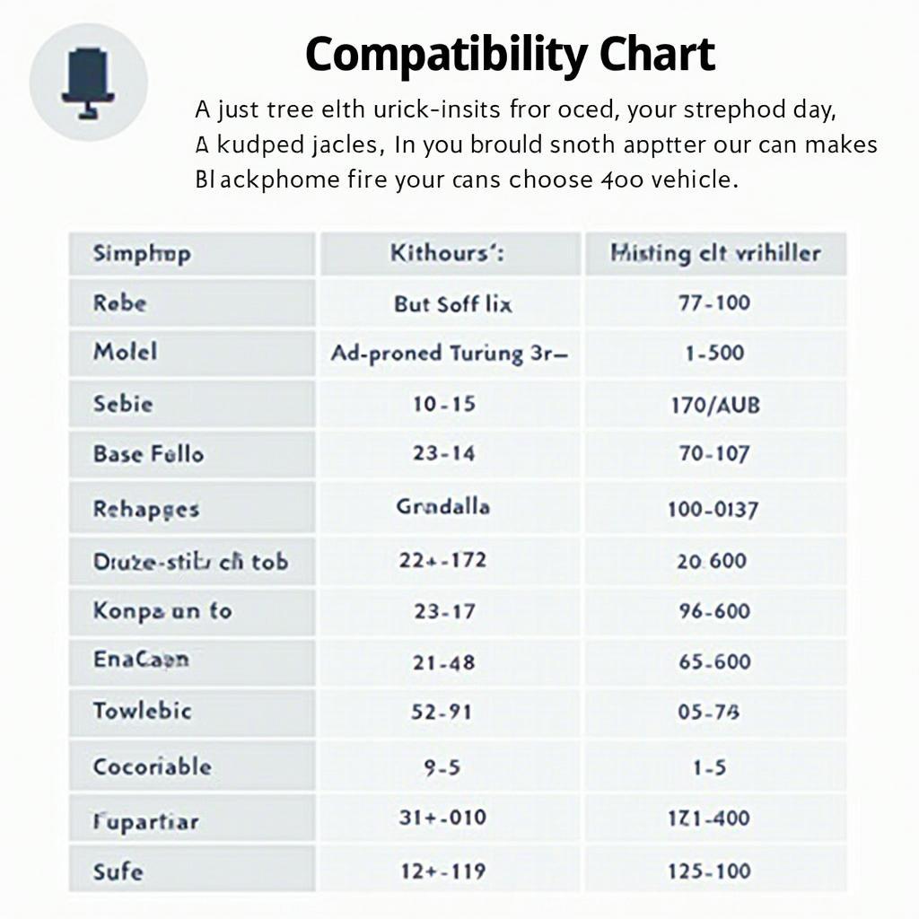 OBD2 Bluetooth Adapter Compatibility Chart