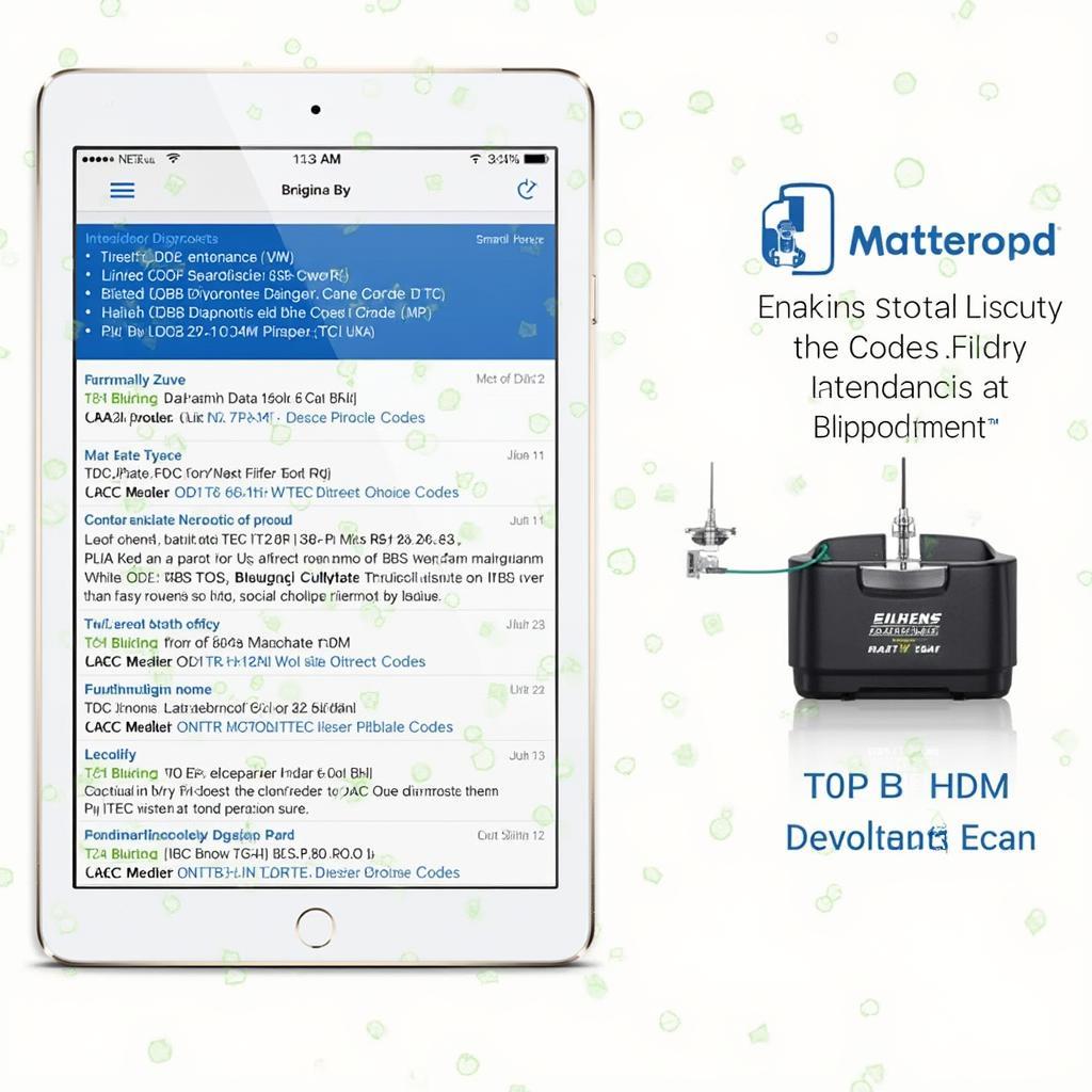 OBD2 Bluetooth Diagnostic Trouble Codes on iOS 8