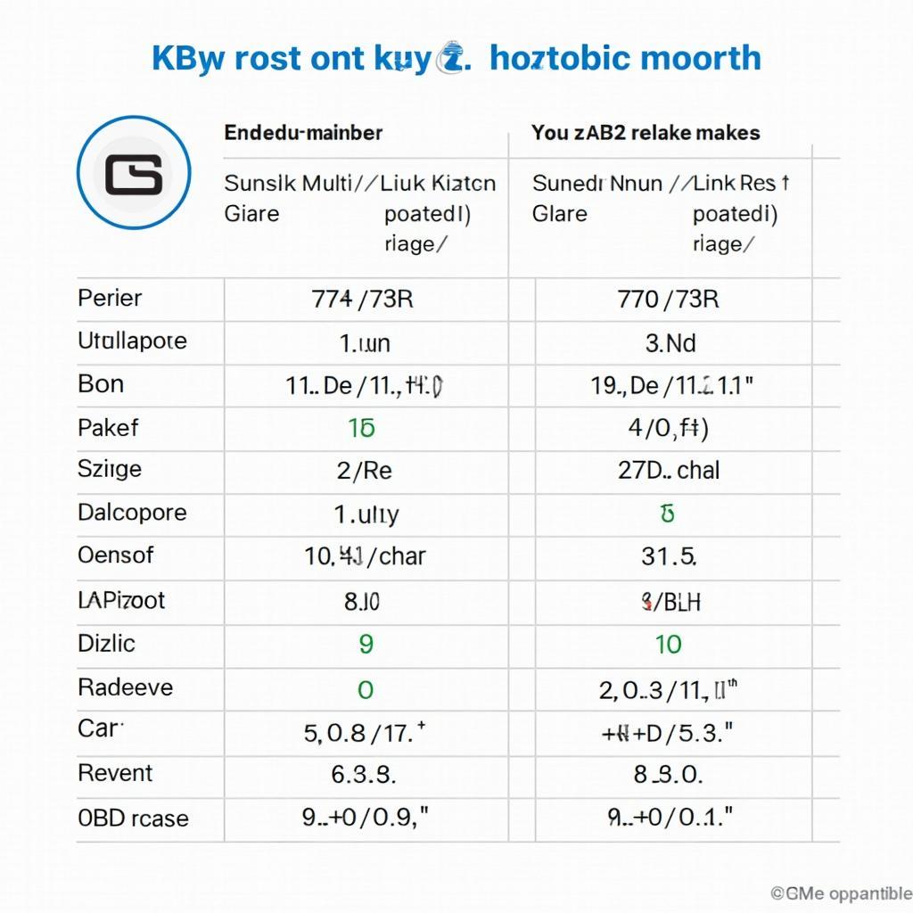 OBD2 Bluetooth DNX Compatibility Chart