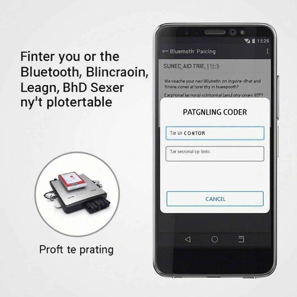 Entering OBD2 Bluetooth Pairing Code