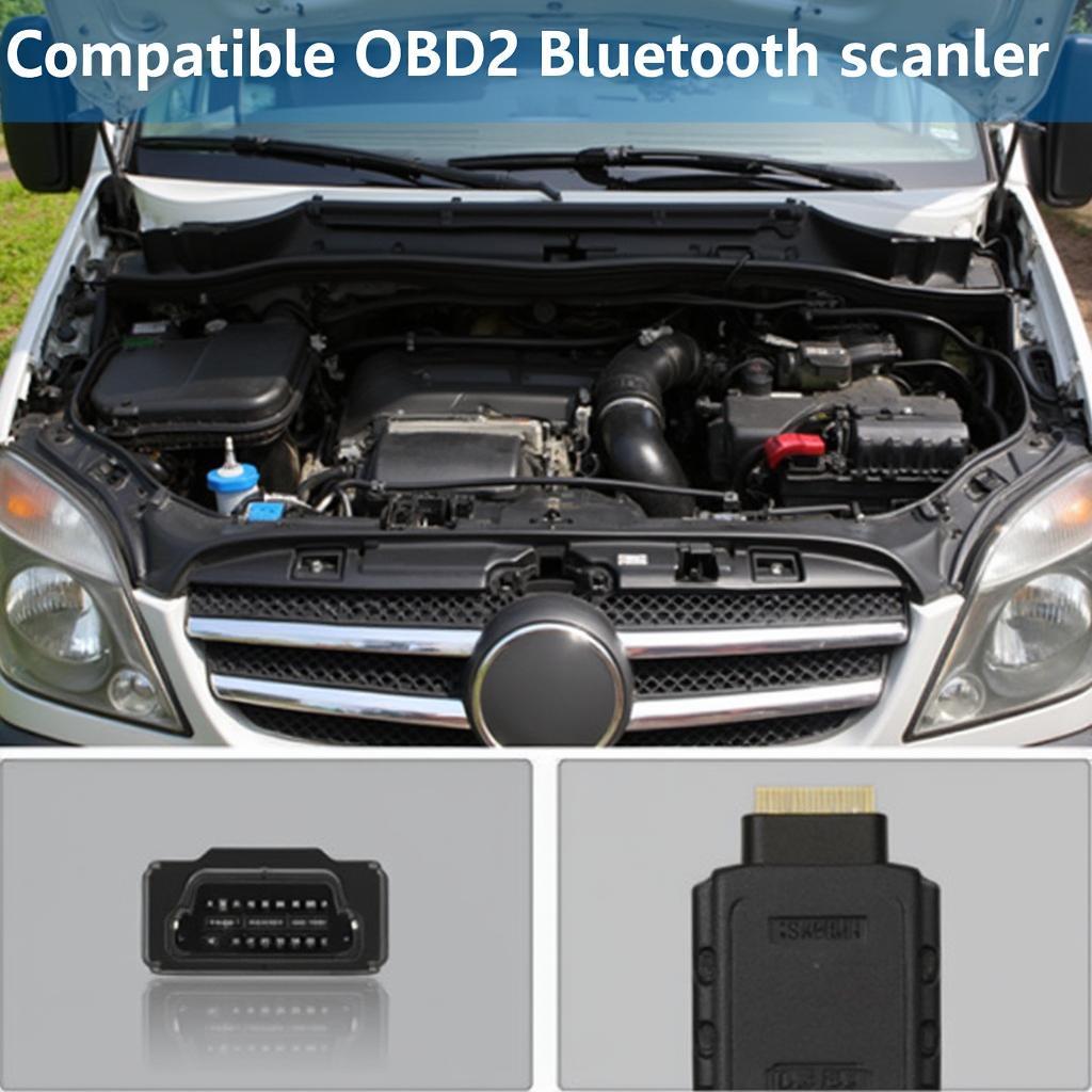 OBD2 Bluetooth Scanner Compatible with 2005 Sprinter Diesel Engine