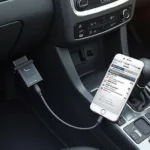 OBD2 Bluetooth Scanner Connected to iPhone