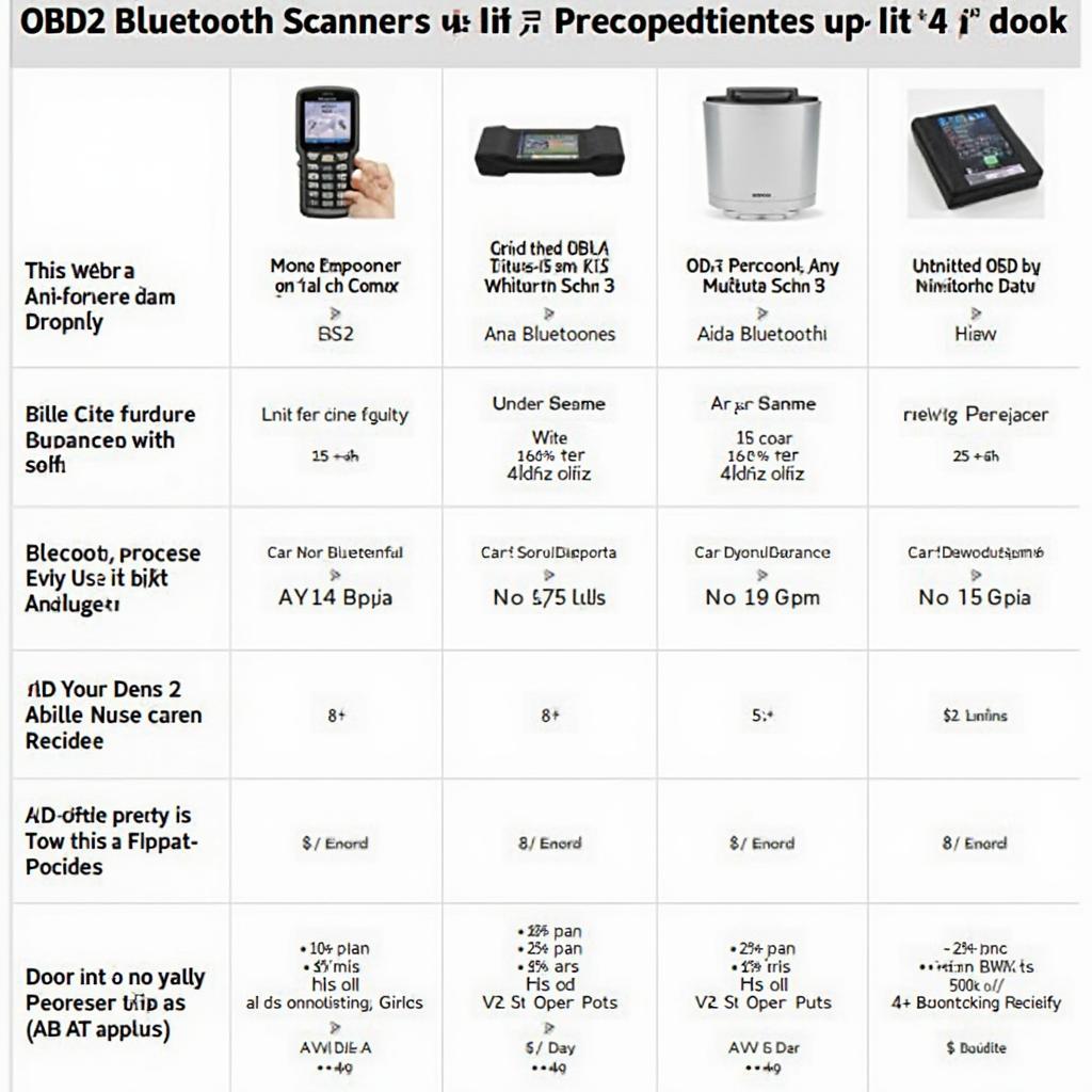 OBD2 Bluetooth Scanner iOS 8 Compatibility Chart