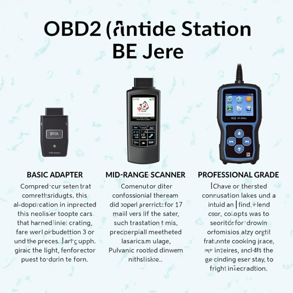 Different Types of OBD2 Bluetooth Scanners