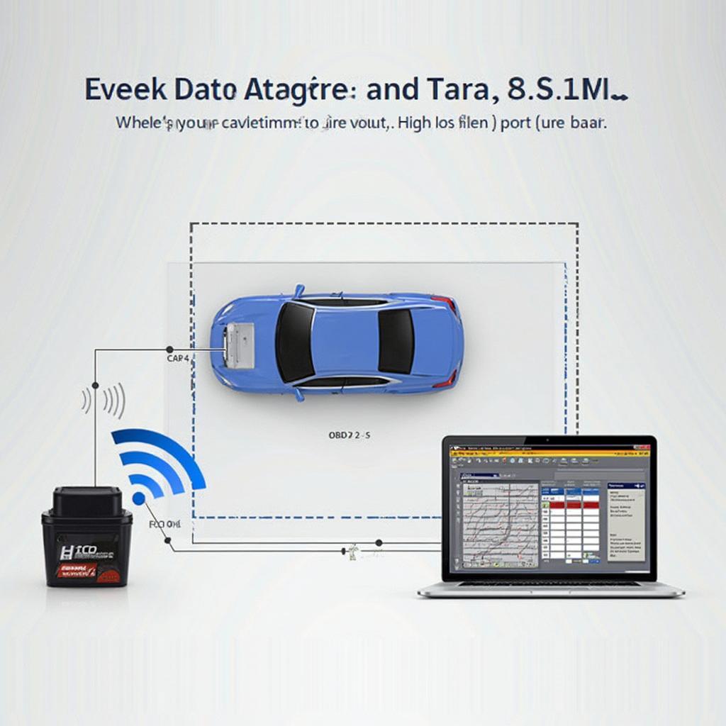 OBD2 Bluetooth Software PC Connection Diagram