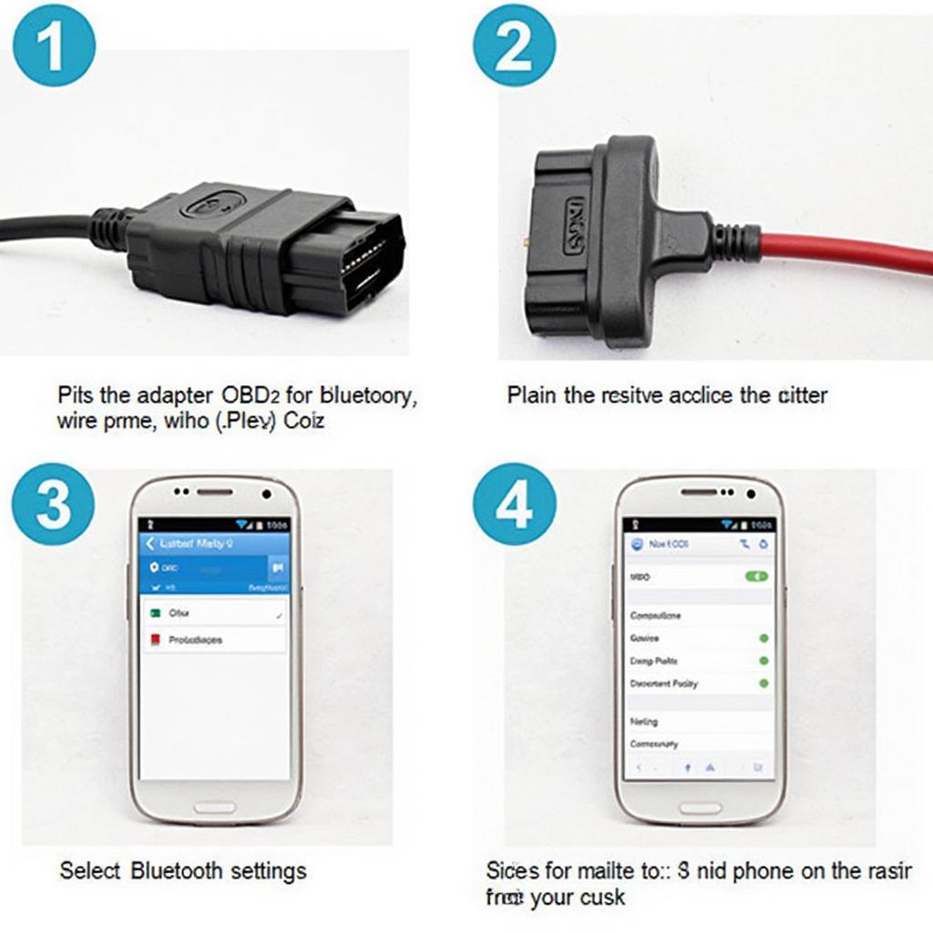 Pairing an OBD2 Bluetooth Wire Push Button with a Smartphone