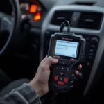 OBD2 Brake Code Scanner in Action