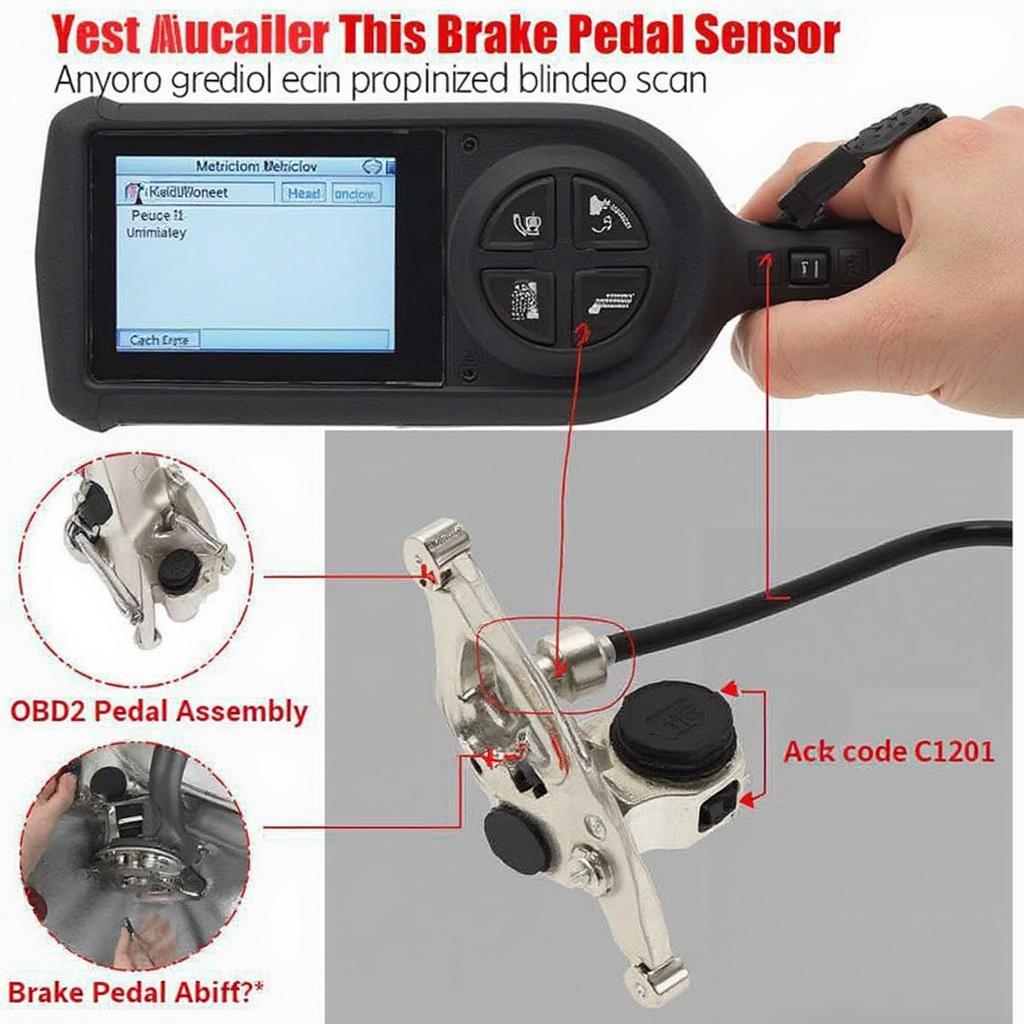 Toyota Brake Pedal Sensor and C1201 Code