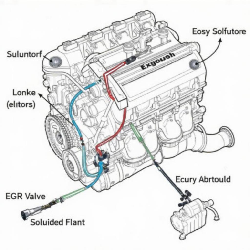 OBD2 Code 407 EGR System Diagram