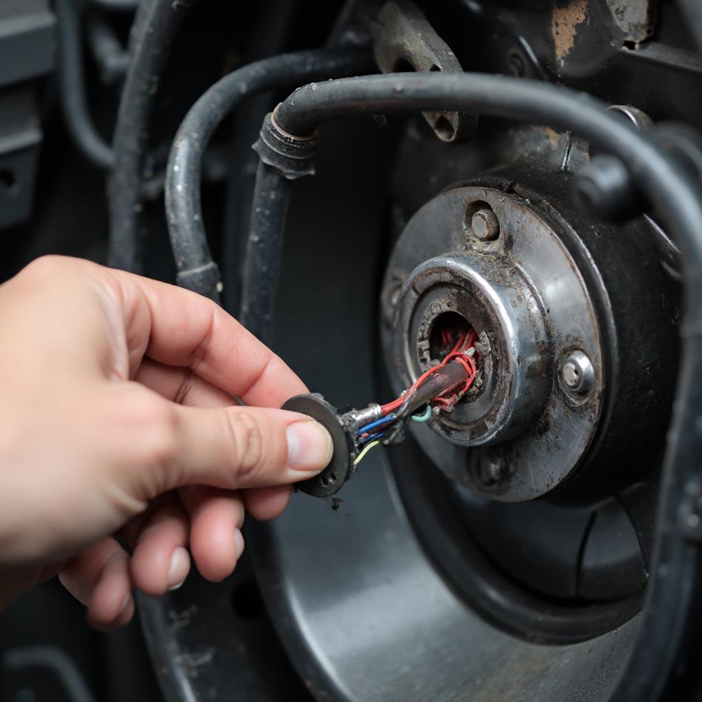 Repairing Damaged Wiring in Wheel Speed Sensor Circuit