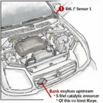 OBD2 Code P0030: Bank 1 Sensor 1 Location