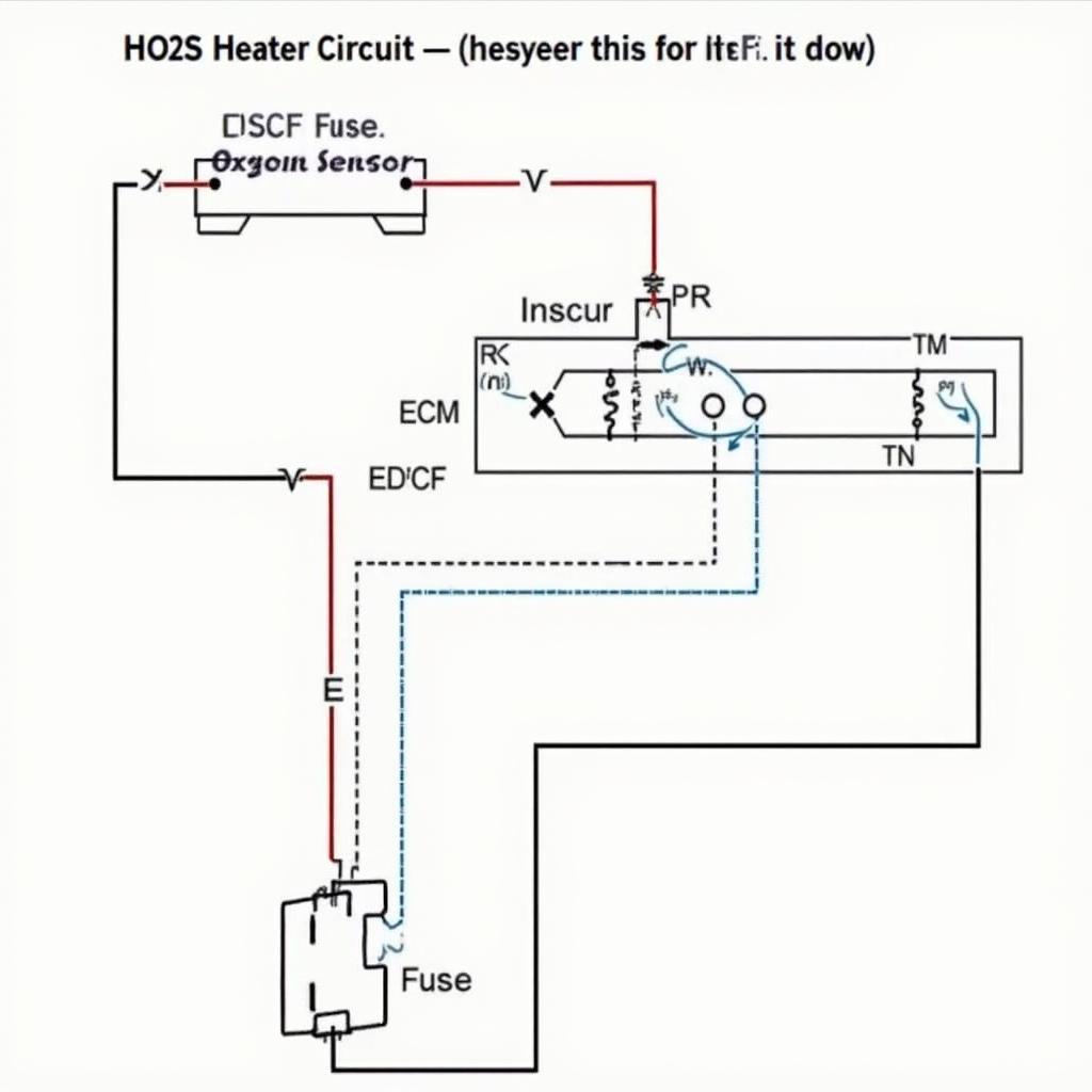 OBD2 Code P0030 Wiring Diagram