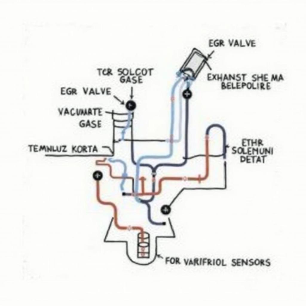 OBD2 Code P0407: EGR System Diagram