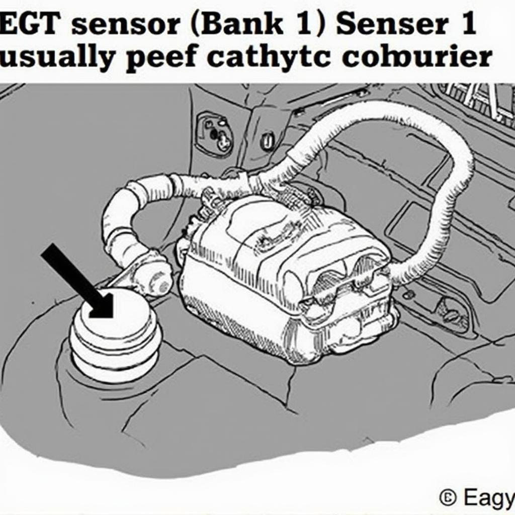 OBD2 Code P054c: EGT Sensor Location