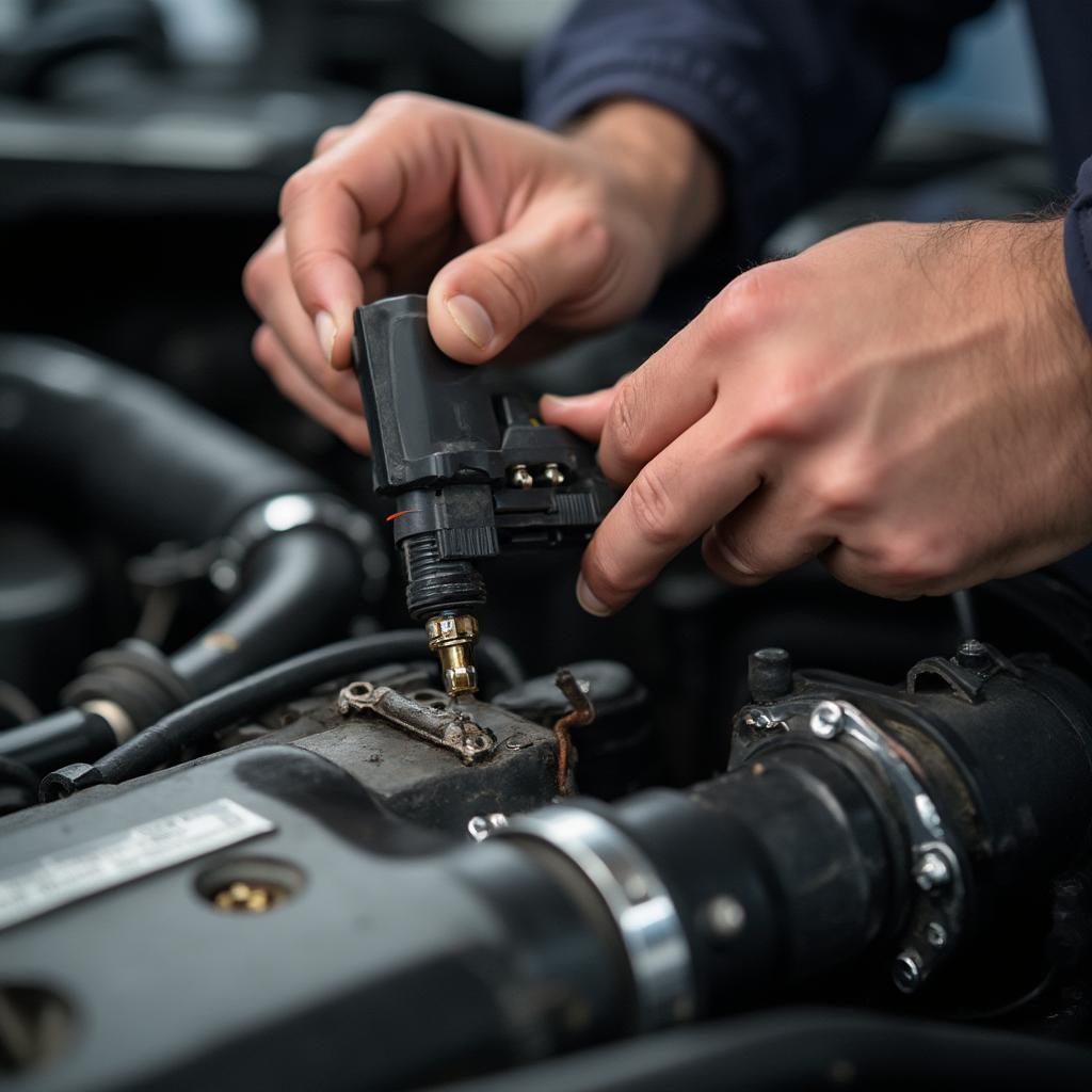 Replacing the Throttle Position Sensor.