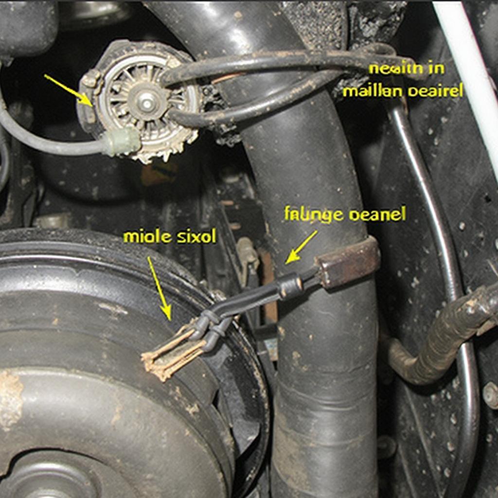 Damaged Wiring in Intake Air Heater Circuit