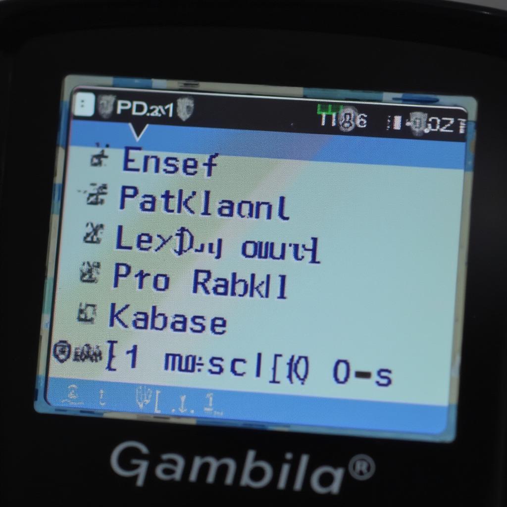 OBD2 Code Reader Displaying P0301