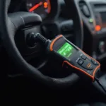 OBD2 Code Reader Displaying P0303 Code