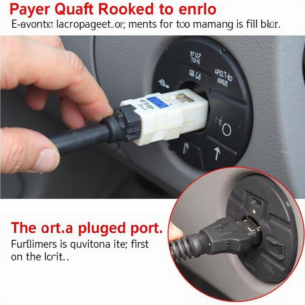 OBD2 Connector on a 2003 Hyundai Elantra