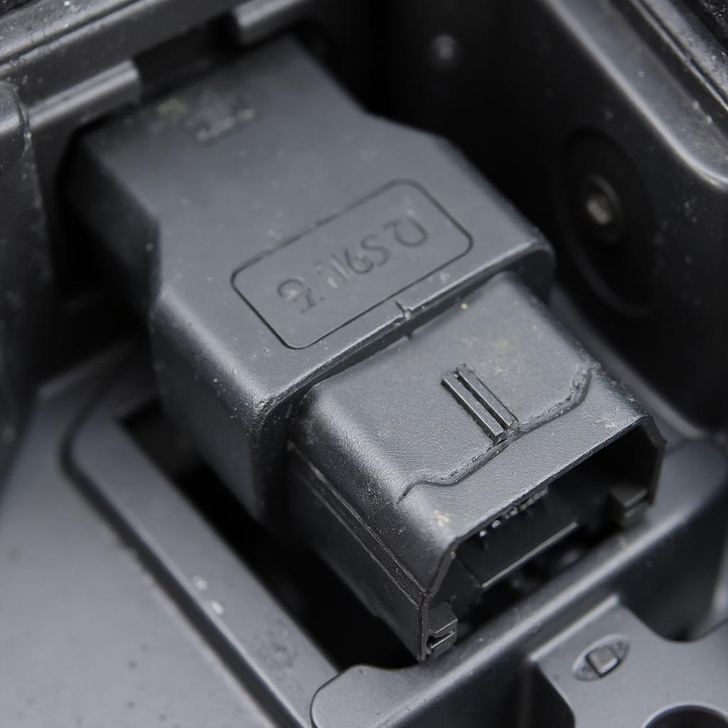 Close-up of OBD2 Connector in 95 Honda Accord